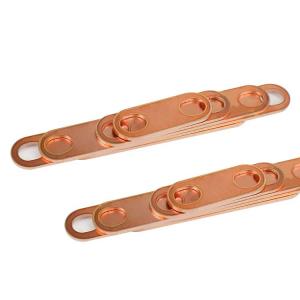 Pure copper connector for lithium battery motor connector with hole 6mm